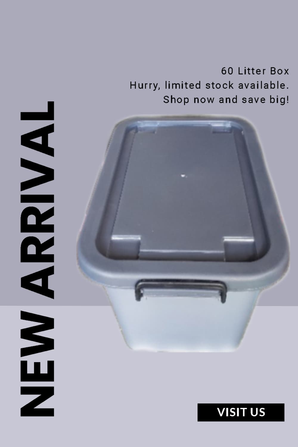 Plastic 60 lit Box / 60 ሊትር ሣጥን