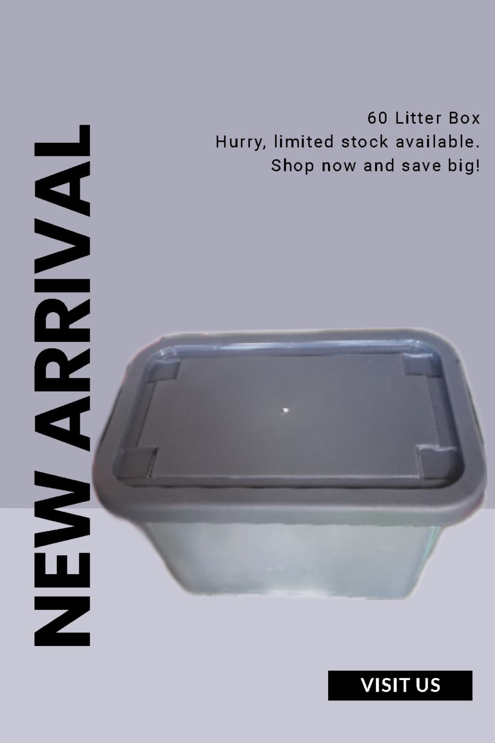 Plastic 60 lit Box / 60 ሊትር ሣጥን