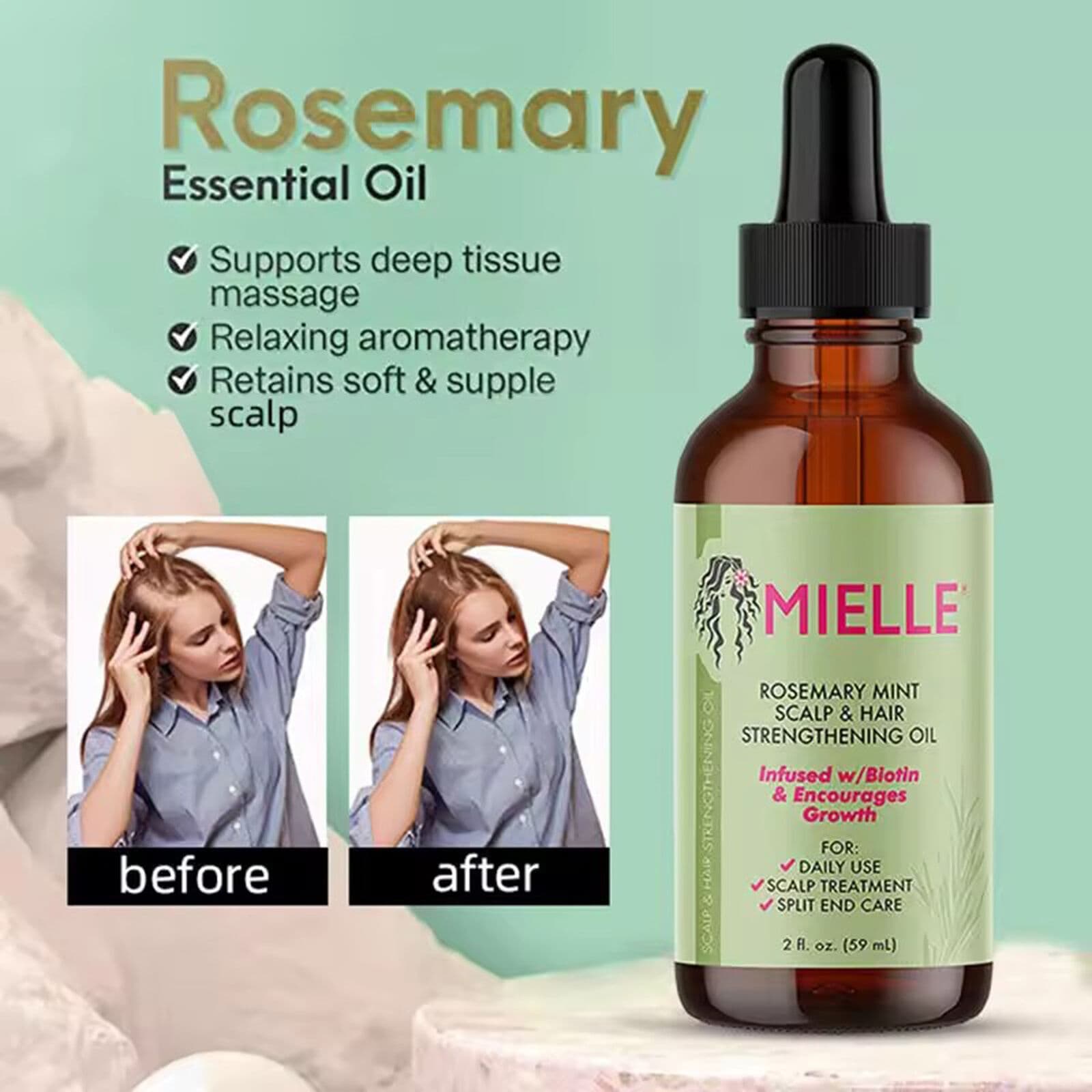 MIELLE E Rosemary Oil(U.S.A)
